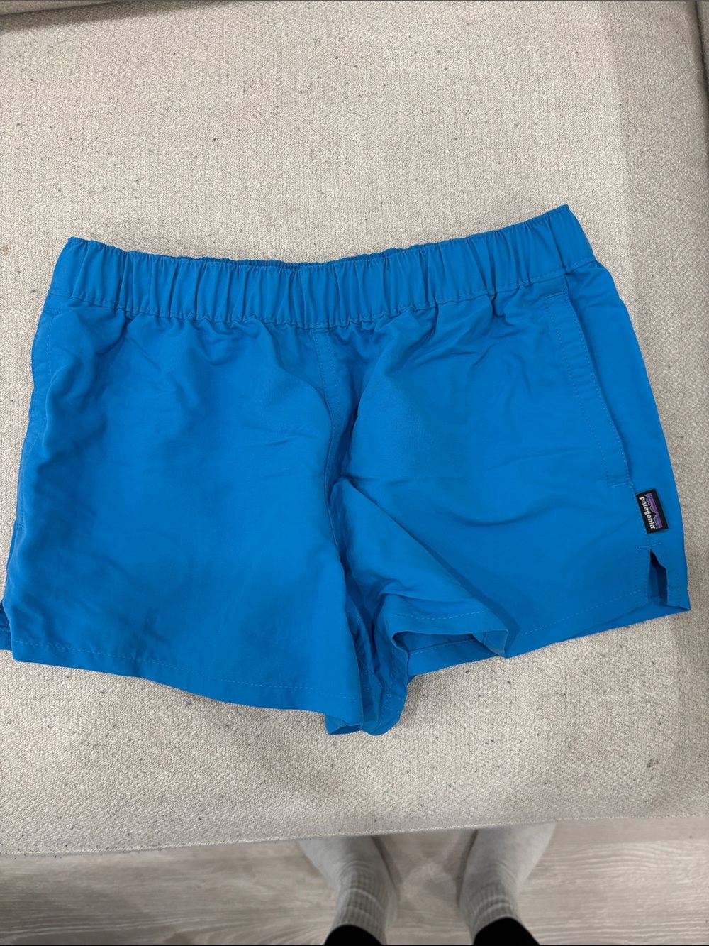 Patagonia Bright Blue Women's Athletic Shorts